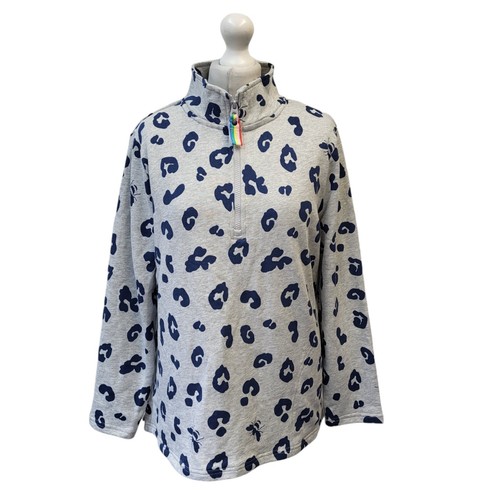 Joules sweatshirt grau blau - sweatshirt, &